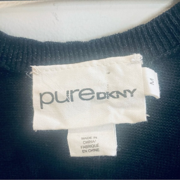 PURE DKNY Sz M 100% Linen A-Line Flowy Slinky Trapeze Tank New with Tag - Picture 4 of 13